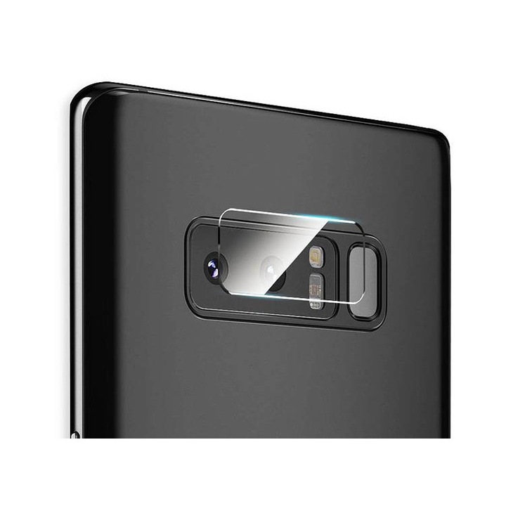 Фолио за камера, стъкло, съвместимо с Samsung Note 8, прозрачно