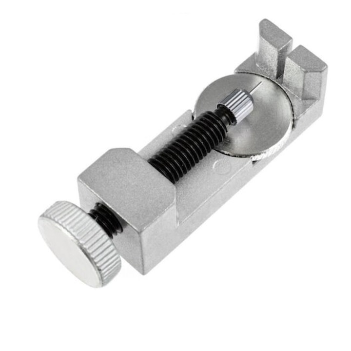 Set dispozitiv desfacere zale curea ceas Metal, 7.6 x 3.1 x 2.5 cm, Argintiu