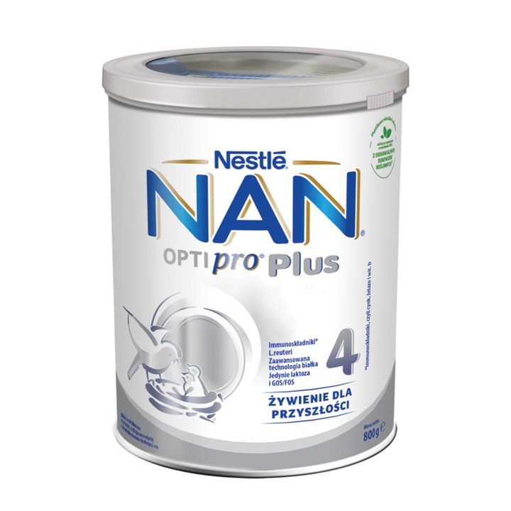 Lapte praf bebelusi, Nestle, NAN Optipro Plus 4, 2 ani+, 800g