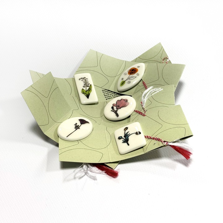 Set 5 Martisoare tip brosa – colectia “Floral” 1