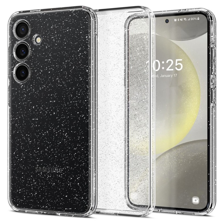 Samsung Galaxy A15 4G / A15 5G villogó tok átlátszó tok