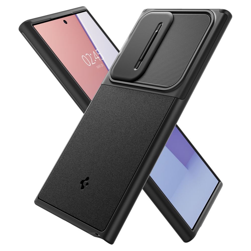 Husa Spigen Optik Armor pentru Samsung Galaxy S24 Ultra Negru