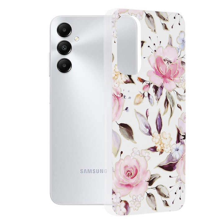 Кейс за Samsung Galaxy A05s - Techsuit Marble Series - Chloe White