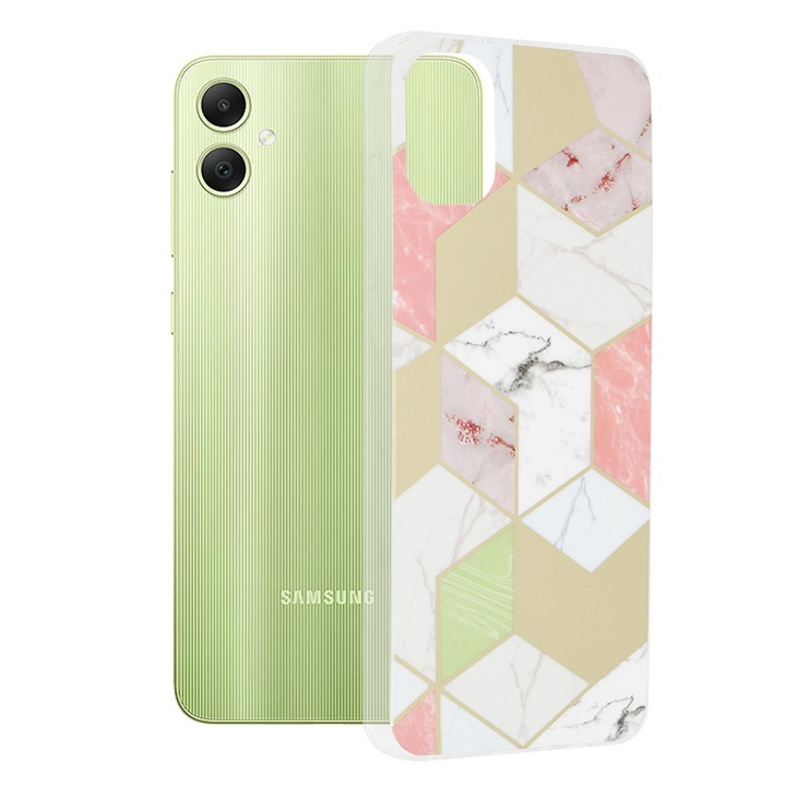 Кейс за Samsung Galaxy A05 - Techsuit Marble Series - Purple Hex