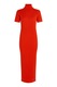 Tommy Hilfiger, Дълга плетена рокля с органичен памук, Аленочервен, L