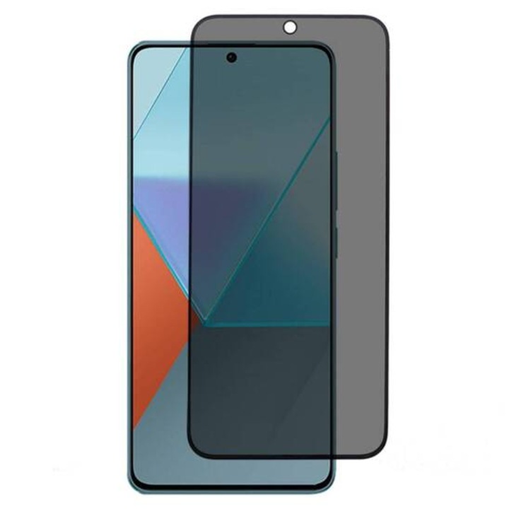 Edzett üveg védőfólia Xiaomi Redmi Note 13 4G / LTE / 5G teljes ragasztóvédelemhez