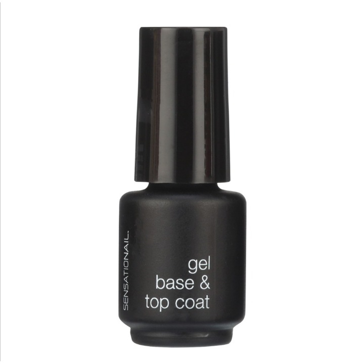 Baza pentru unghii, SensatioNail, Base coat si Top coat, 2 in 1 pentru oja semipermanenta, 3.69 ml