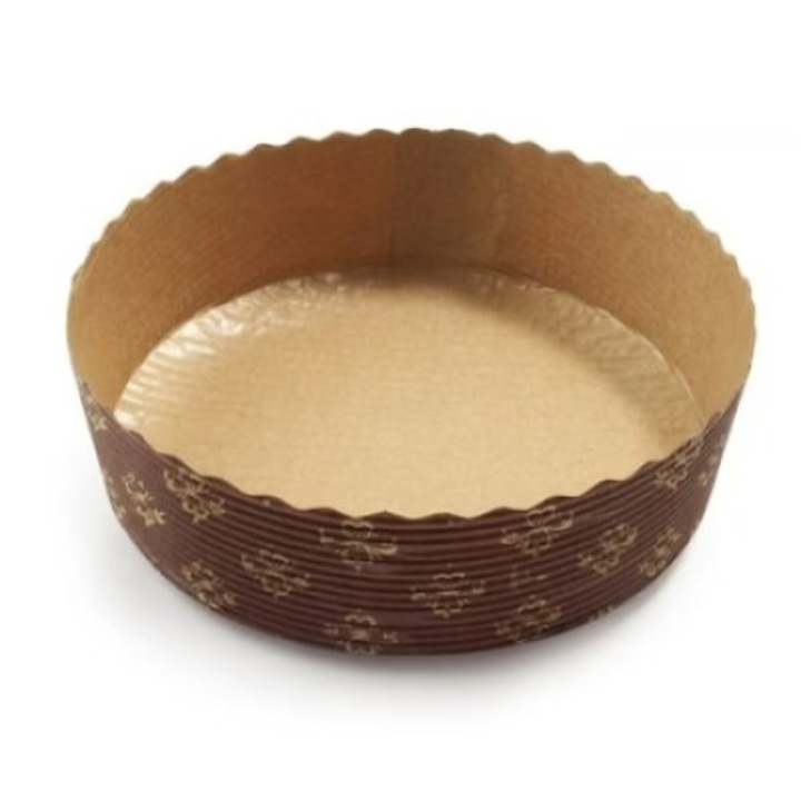 Set forme de copt rotunde din carton, 252 buc, dimensiune D20X7 cm
