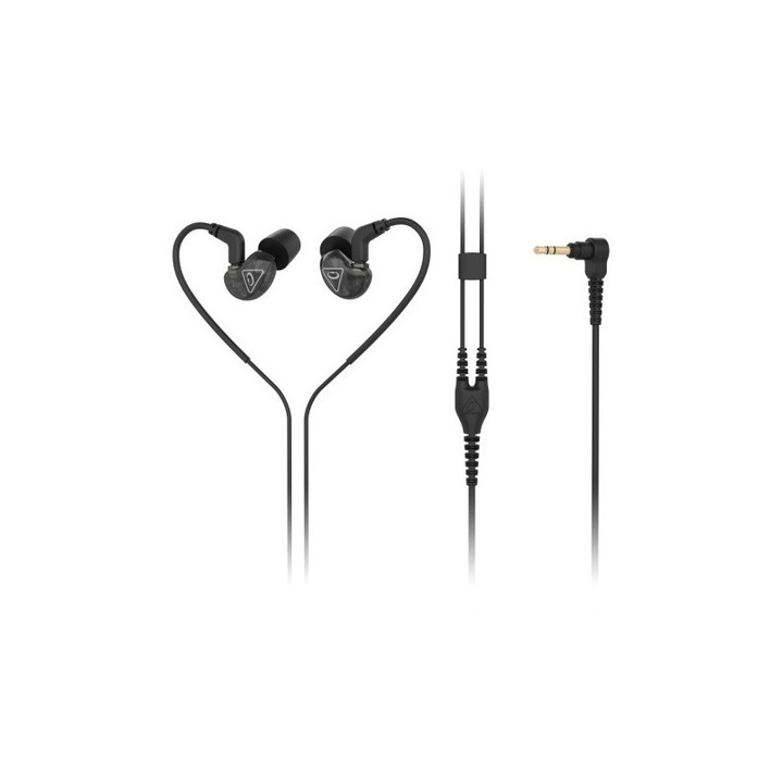 Casti monitorizare, Behringer, Silicon, Negru, 160 cm