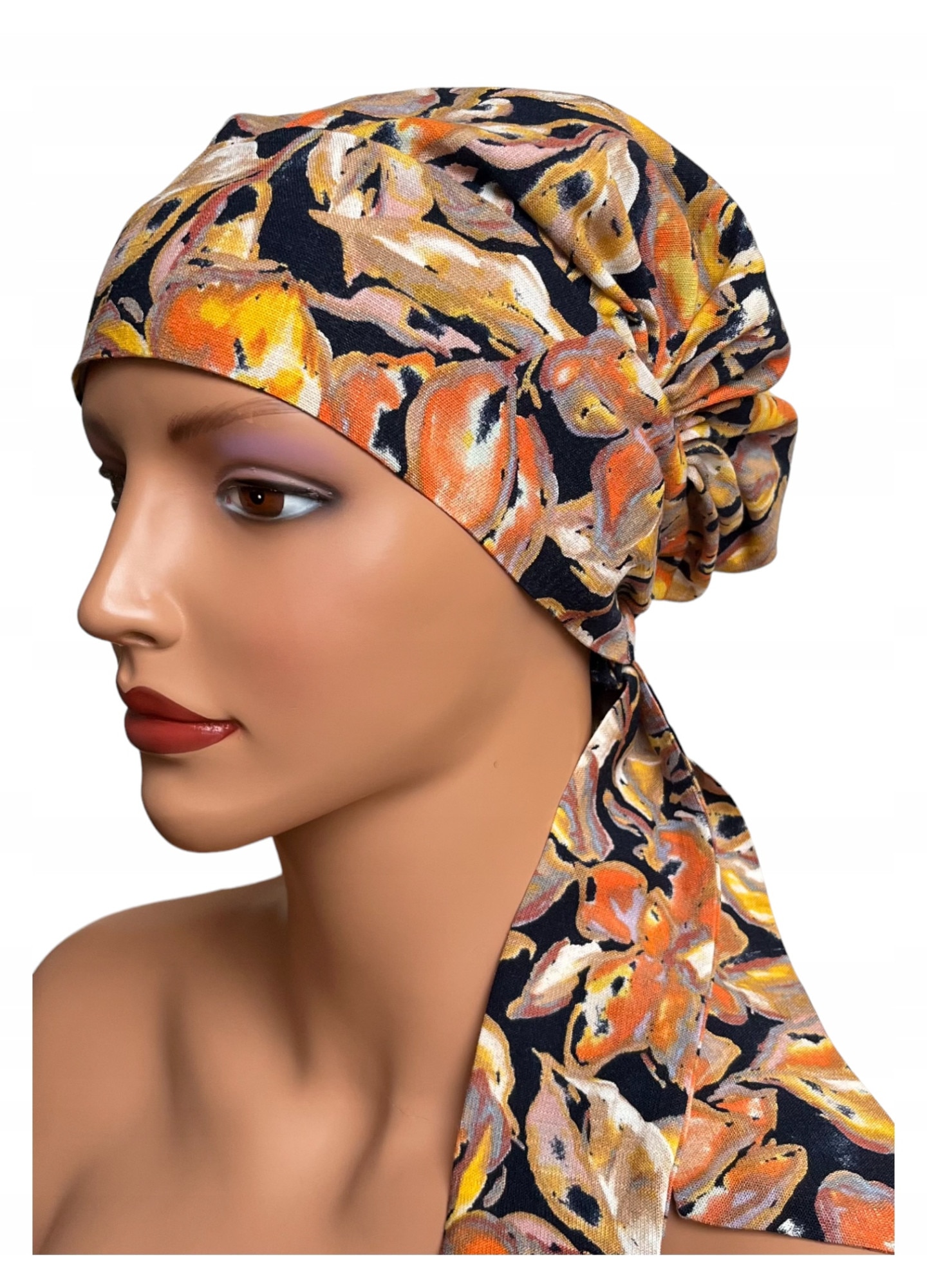 Turban dama, Eva Design, Vascoza, 54-60 cm, Multicolor - eMAG.ro