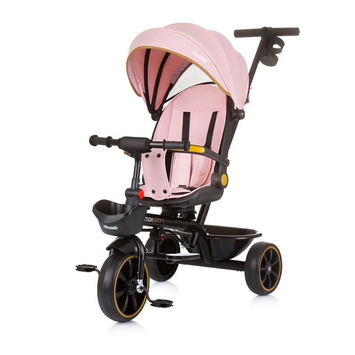Триколка със сенник Chipolino Max Sport, Фламинго