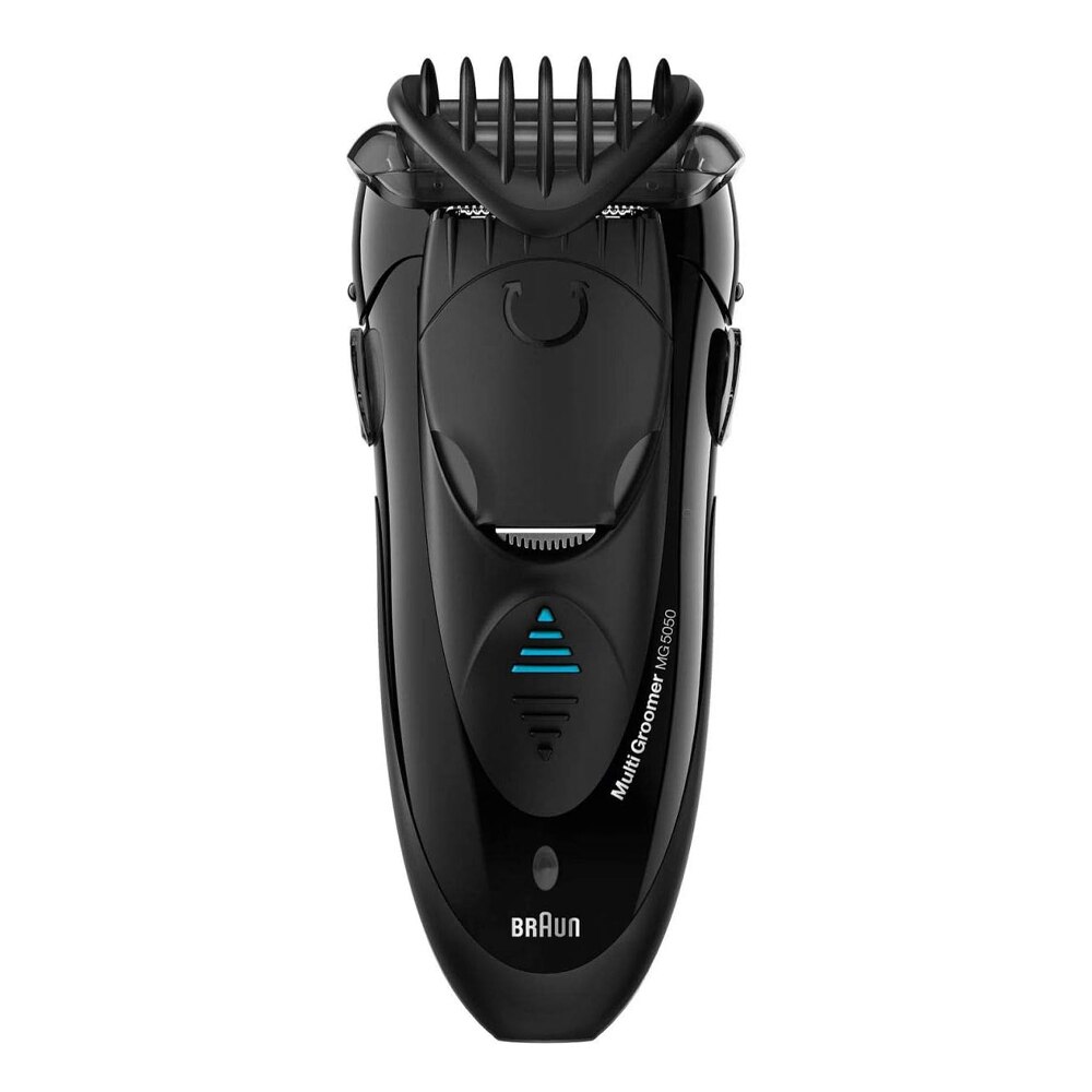 Aparat de tuns barba, Braun, Styler, 2 accesorii, negru/albastru - eMAG.ro