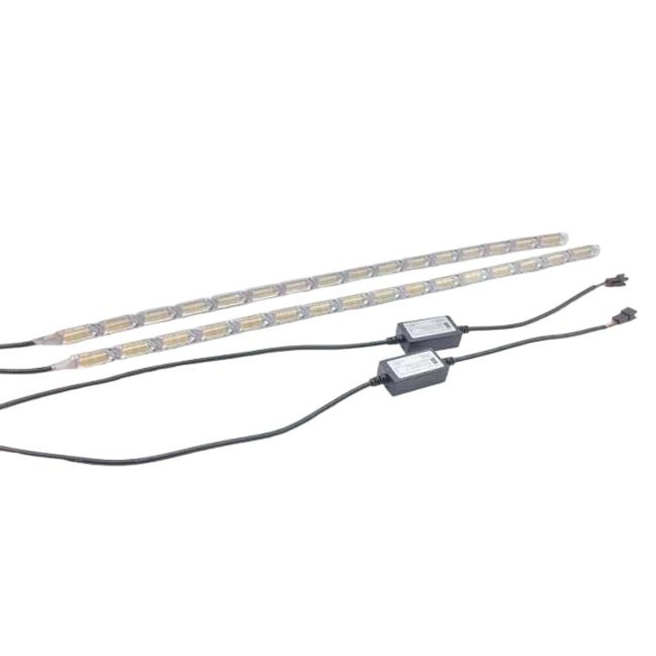 Set 2 Lumini de zi cu LED, model 1107402A/16 - 110281, alb