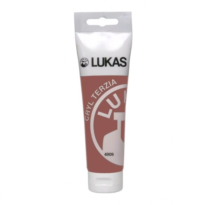 Vopsea Acrilica Terzia Lukas - Burnt Sienna - 125 ml