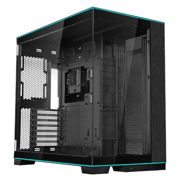 Carcasa Lian Li O11D EVO RGB Mid-Tower, Tempered Glass, Negru