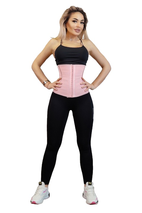 Corset dama, WildFashion, Latex, Roz, Roz