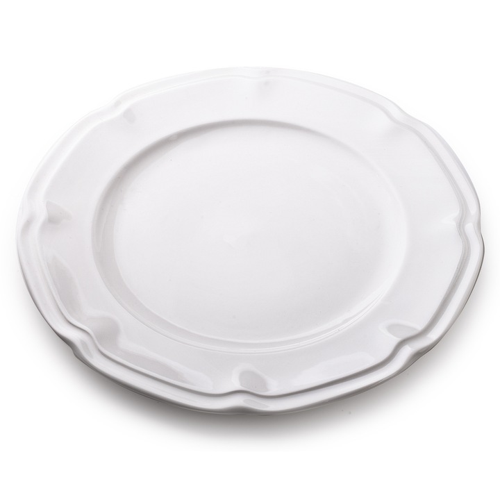 Tányér HELLA, Affekdesign by mondex, Porcelán, Fehér, 26.6xh1.7cm