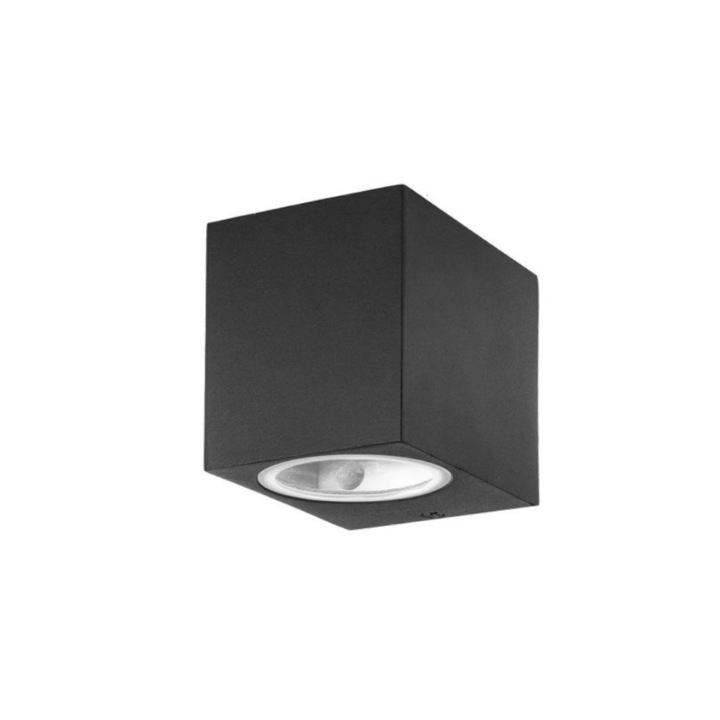 Плафон, Алуминиев, Черен