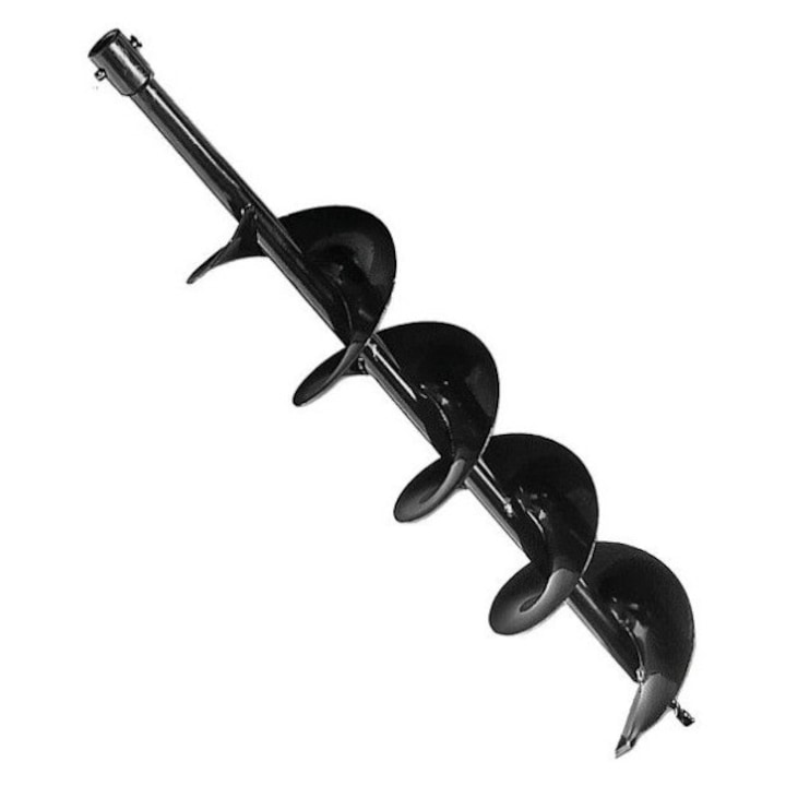 Burghiu pamant pentru motoburghiu, diametru 100 mm, lungime 800 mm
