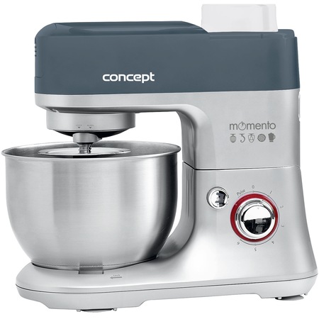 Robot de bucatarie Concept RM-4420, 650 W, Bol 4 l, Blender 1,5L Sticla, Masina de tocat, 6 Viteze, Inox