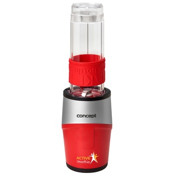 Mini Blender Concept SM-3382, 500 W, 23000 rpm, Smoothie, recipient 570 ml, fara BPA, Rosu Mini Blender Concept SM-3382, 500 W, 23000 rpm, Smoothie, recipient 570 ml, fara BPA, Rosu