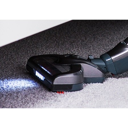 Aspirator Vertical Concept 2 in 1 VP-4130, 120 W, 18,5 V, capacitate recipient 0,8L, Iluminare LED, Negru