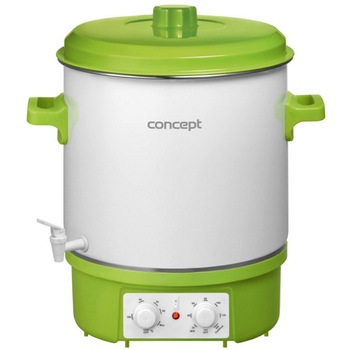 Aparat de conserve Concept ZH0020, 27, l, Timer, Alb/Verde Aparat de conserve Concept ZH0020, 27, l, Timer, Alb/Verde