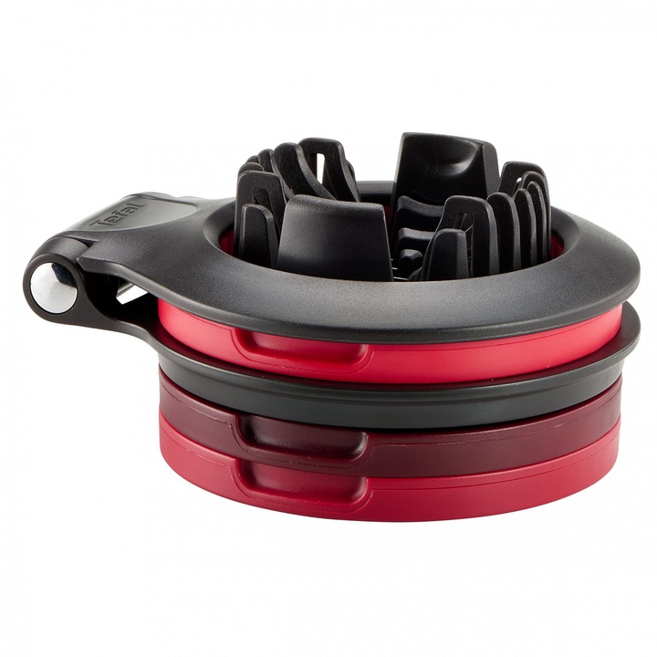 Feliator de oua Tefal Ingenio, trei tipuri de grile de feliere, rosu & negru
