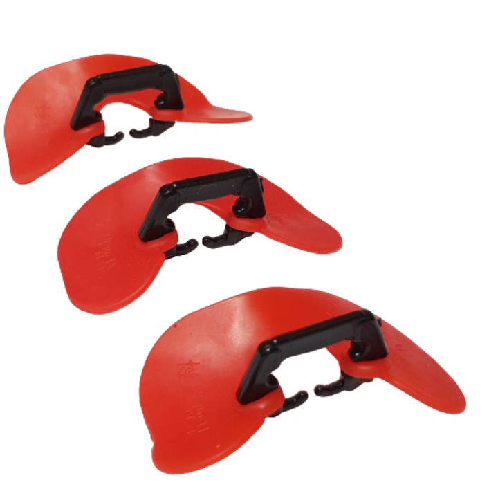 Ochelari moi pentru pasari anticiocanire Set 20 bucati, Rosu/Negru, Marimea M, Nafpro