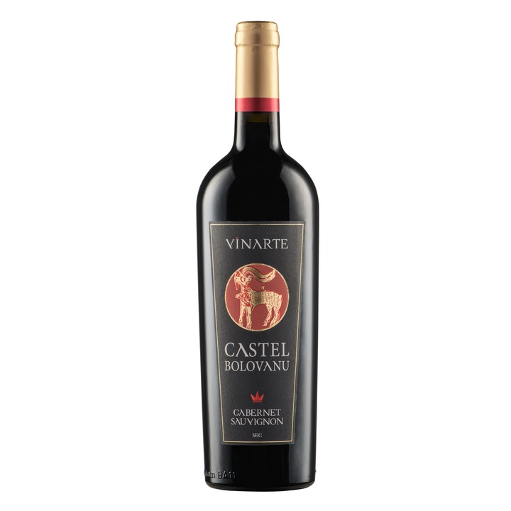 Vin Rosu Vinarte Castel Bolovanu Cabernet Sauvignon, Sec, 0.75l