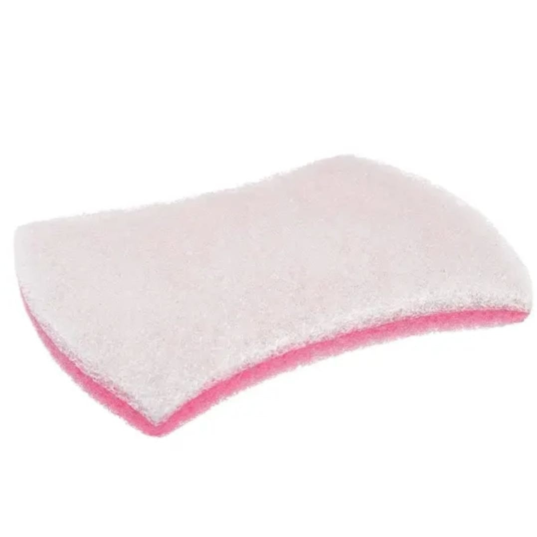 Burete Scotch Brite Clasic XXL pentru baie Alb /Roz - eMAG.ro