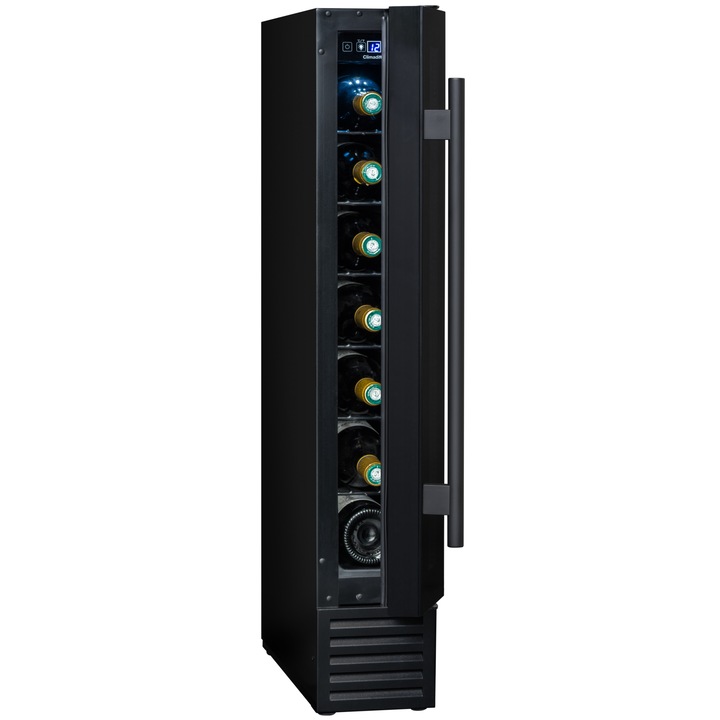 Racitor de vin CBU7S1B, 7 sticle, 1 zona, incorporabil sub blat CLIMADIFF