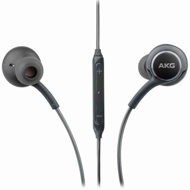 SAMSUNG AKG In-Ear vezetékes fejhallgató, mikrofonnal, 3,5 mm-es jack csatlakozóval, tömeges csomagolással, hívásfogadó gombbal és hangerőszabályzóval, fekete