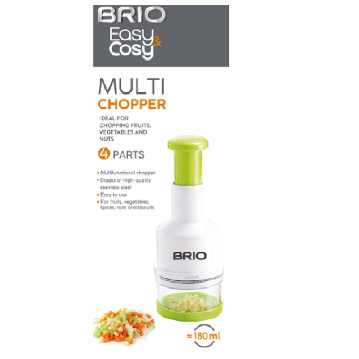 Ръчен чопър Brio Easy Cosy Press Chop, Ø8.3х22.5см