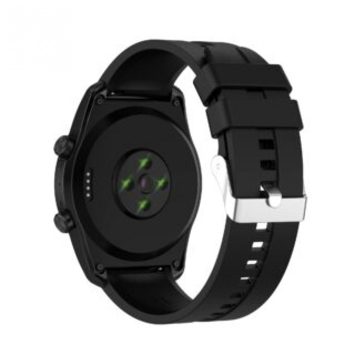 BeSmart szilikon szíj Huawei karóra GT/GT2/GT2 pro/GT3, 22mm, fekete