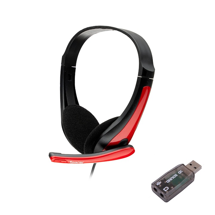 Слушалки Spacer SPK-507-USB