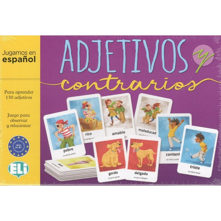 Adjetivos y contrarios - Jugamos en espanol (Társasjáték)- spanyol - Társasjáték