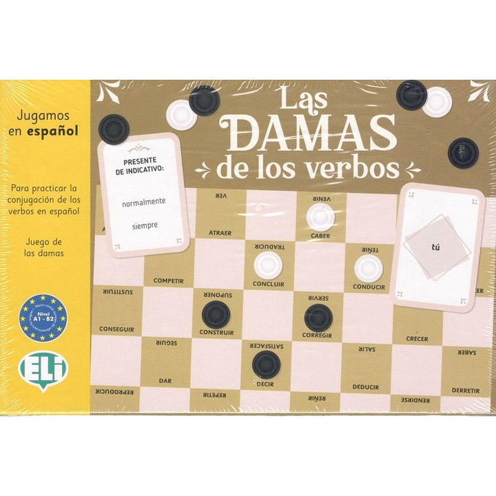 Las Damas de los verbos - Tiempo verbal- spanyol - Társasjáték