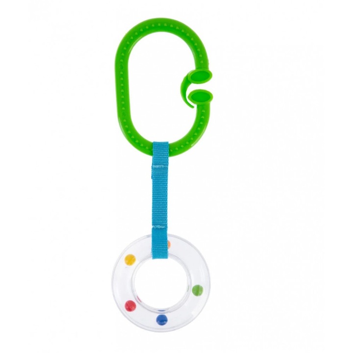 Zornaitoare cu prindere ovala pentru carucior BabyJem Verde