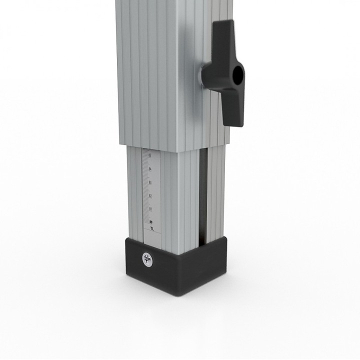 Set 4 picioare telescopice Alustage TLE04 40-60 cm pentru podina gradena AluDeck Light