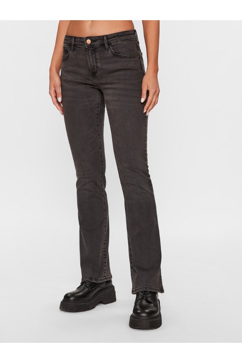 Blugi dama, Wrangler, 303302160, Bumbac, Gri