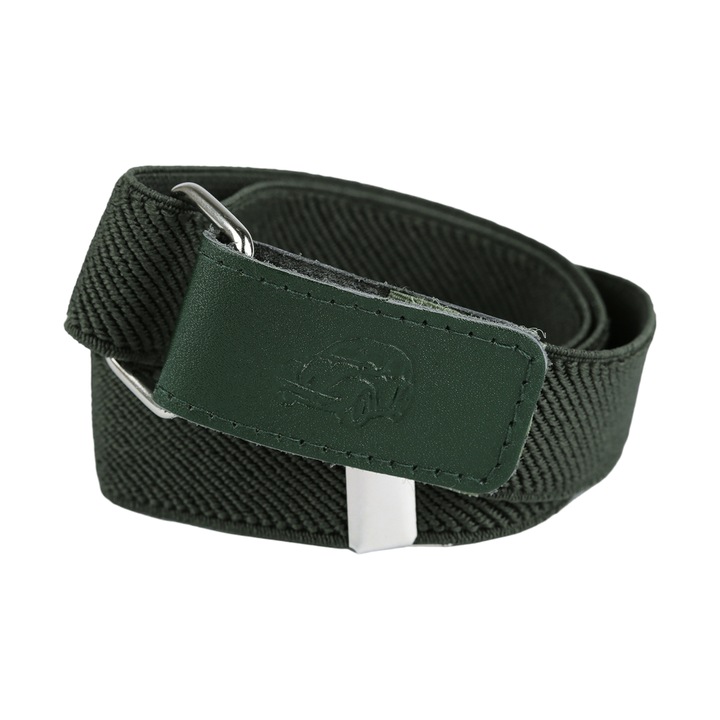 Детски регулируем ластичен колан Crisalida 2,7 х 65 см, тъмно каки