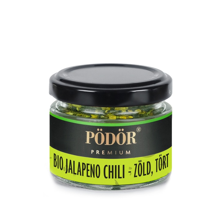 Pödör - Bio chili Jalapeno zöld, tört 20 g