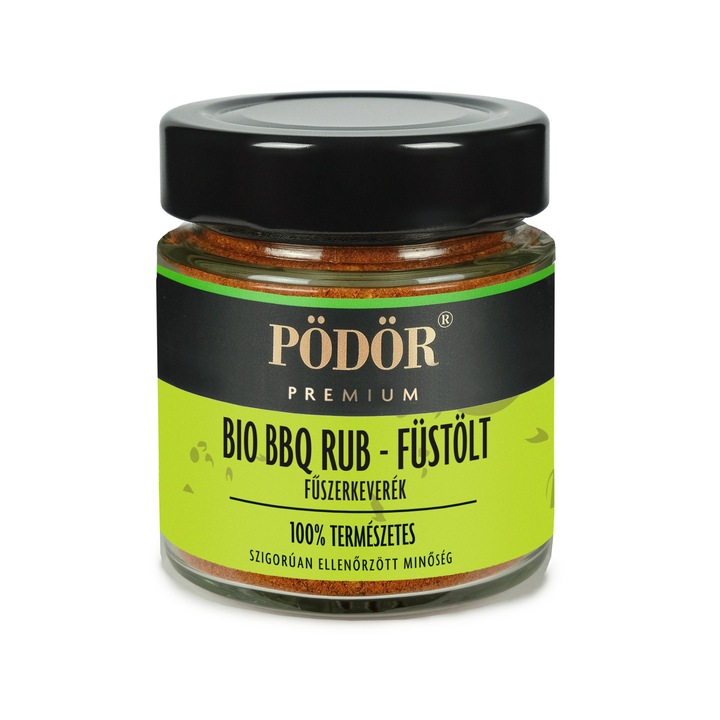 Pödör - Bio BBQ Rub - füstölt - fűszerkeverék 100 g