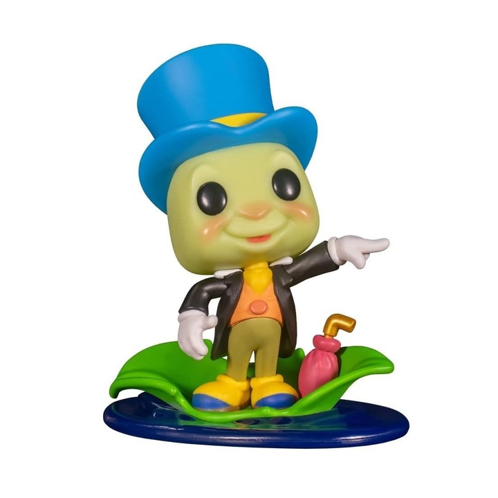 Figurina, Funko POP, Pinoccio, Giminy Greier pe frunza, Multicolor