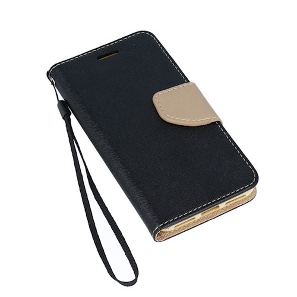 Husa de protectie, Smart Fancy, Pentru Samsung Galaxy A13 4G, Negru/Bej
