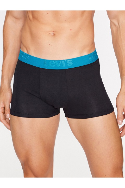 Set 3 perechi boxeri barbati, Levi's, 303607005, Bumbac, S INTL, Multicolor