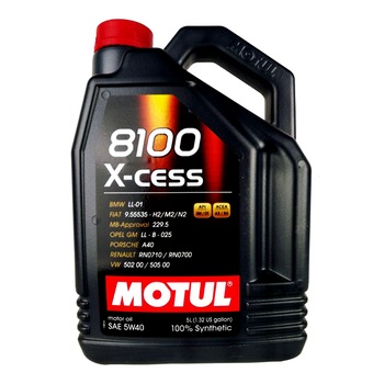 Ulei motor Motul 8100 X-cess, 5W40, 5L Ulei motor Motul 8100 X-cess, 5W40, 5L