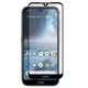 Folie de Sticla 9D Tempered Glass Full Glue Negru, Acoperire Completa pentru Nokia 2.2