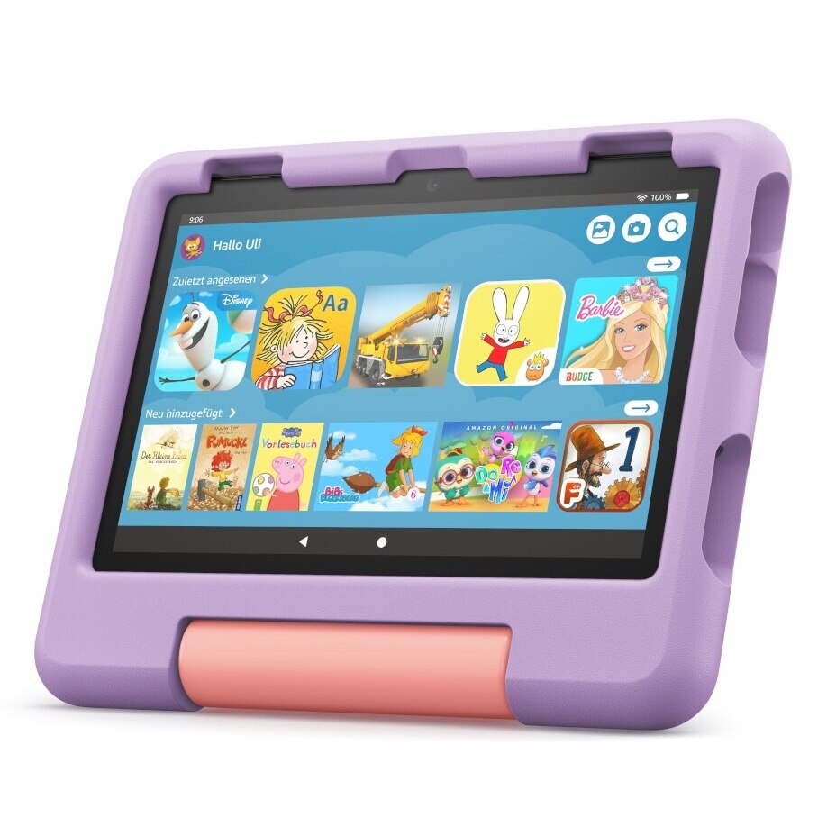 New Amazon Fire HD 8 tablet, 8” HD Display, 3GB memory, 32GB, designed for  portable entertainment, Black, (2024 release)